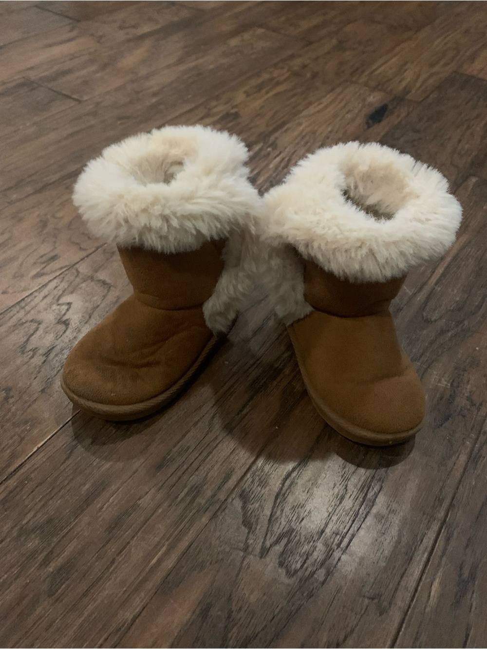 Kids Cozy Faux-Shearling Boot - Chestnut